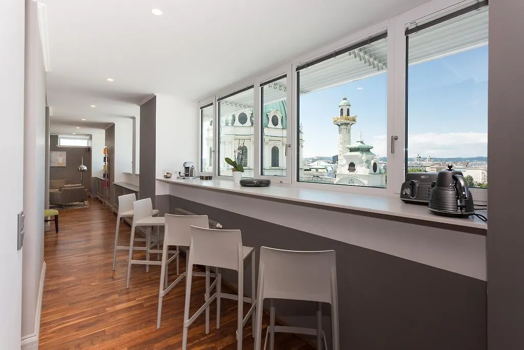 Daire 450M² Luxus-Wohnung Mit Dachterrasse Viyana Avusturya